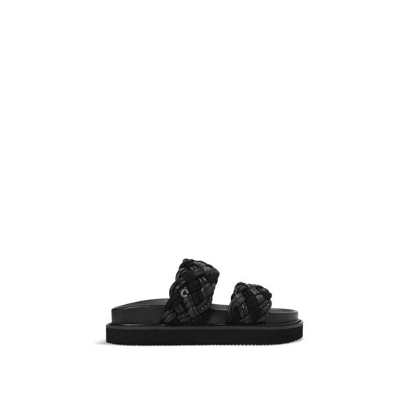 Maiella Flatform Trainers Black Mix