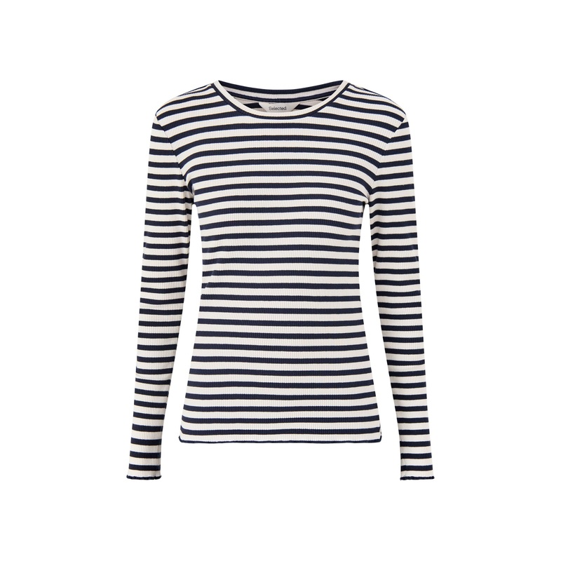 Anna Crew Neck Tee Stripe