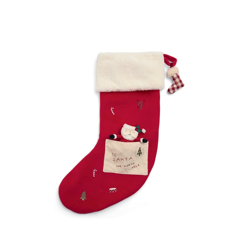 Large Christmas Stocking Santa 2025