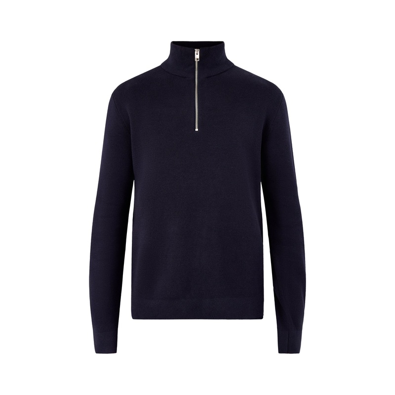 Milano Stitch Half Zip Knit