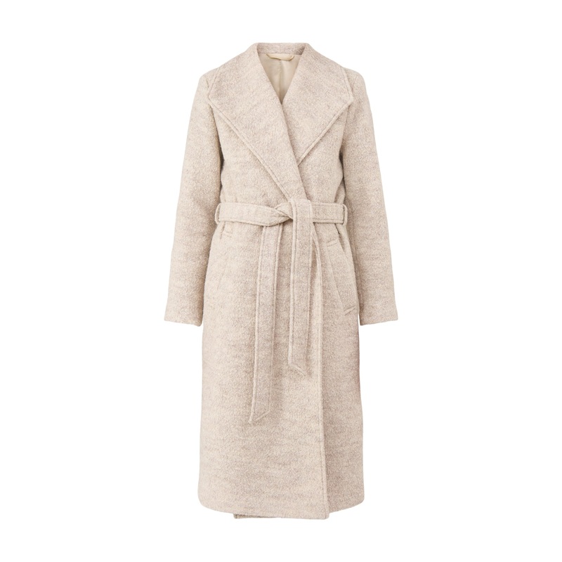 Rosa Boucle Coat Grey