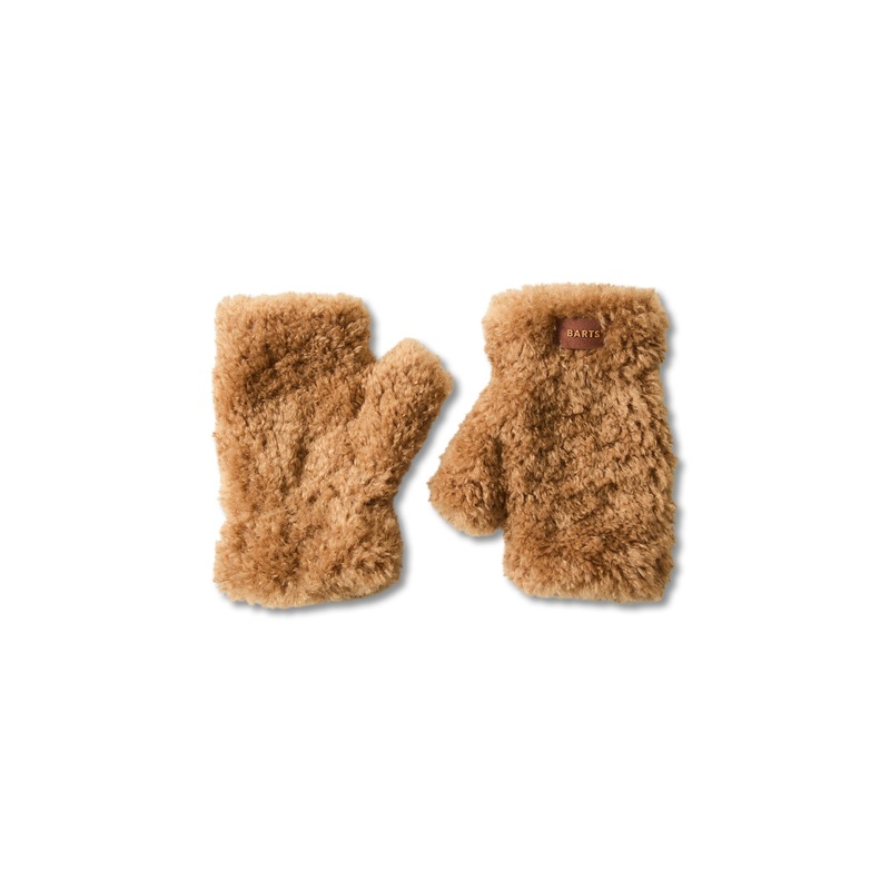 Bantota Teddy Fingerless Gloves Brown