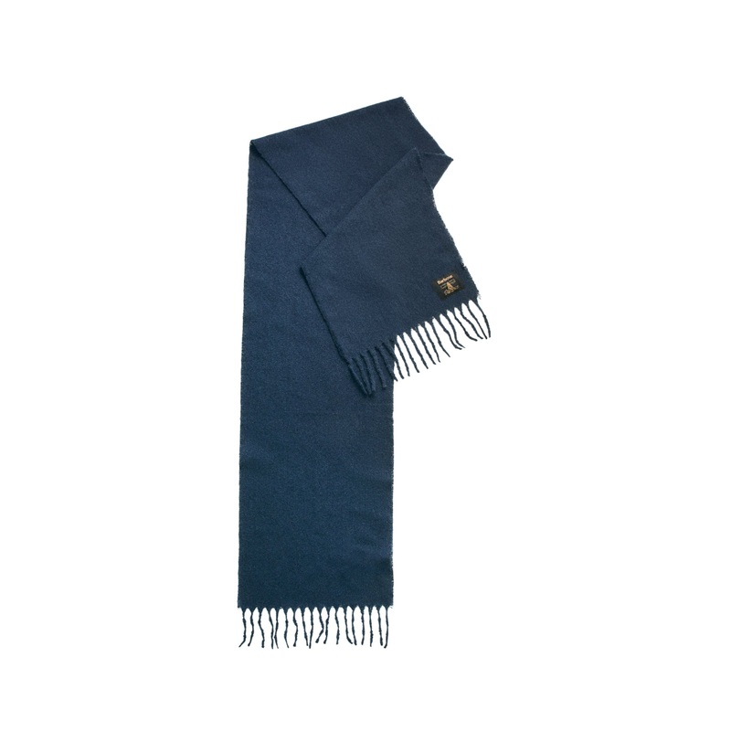 Brandy Boucle Scarf Navy