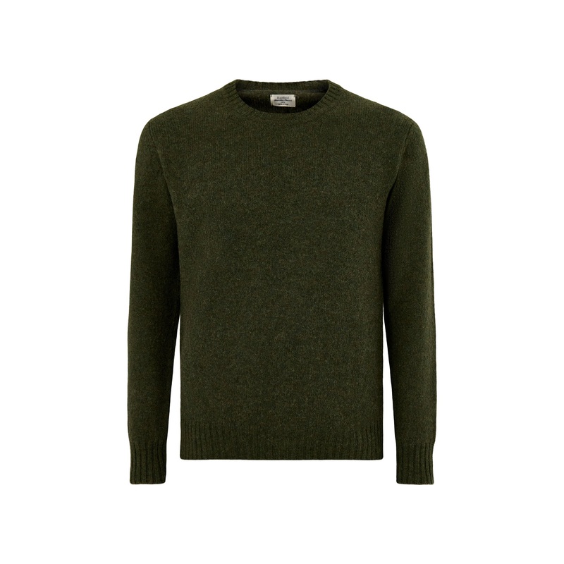 Brushed Shetland Crew Knit