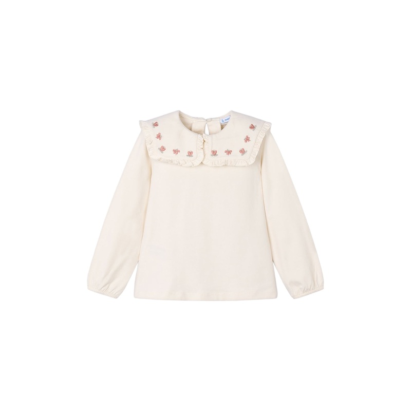 Flower Collar Blouse