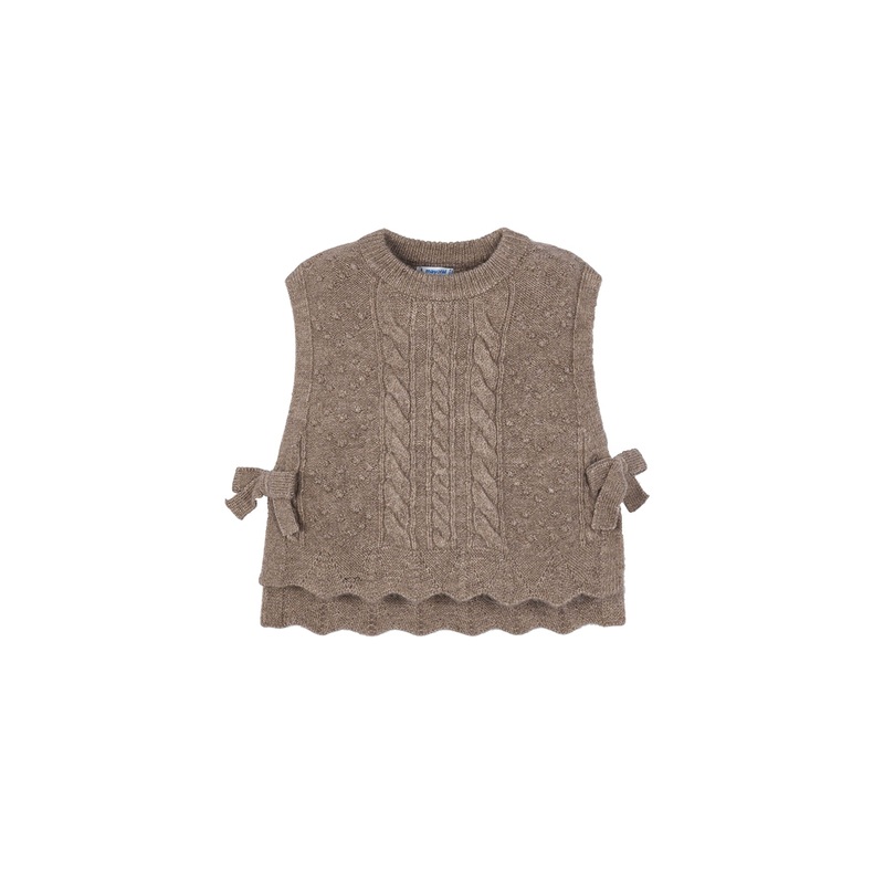Knitted Vest Beige