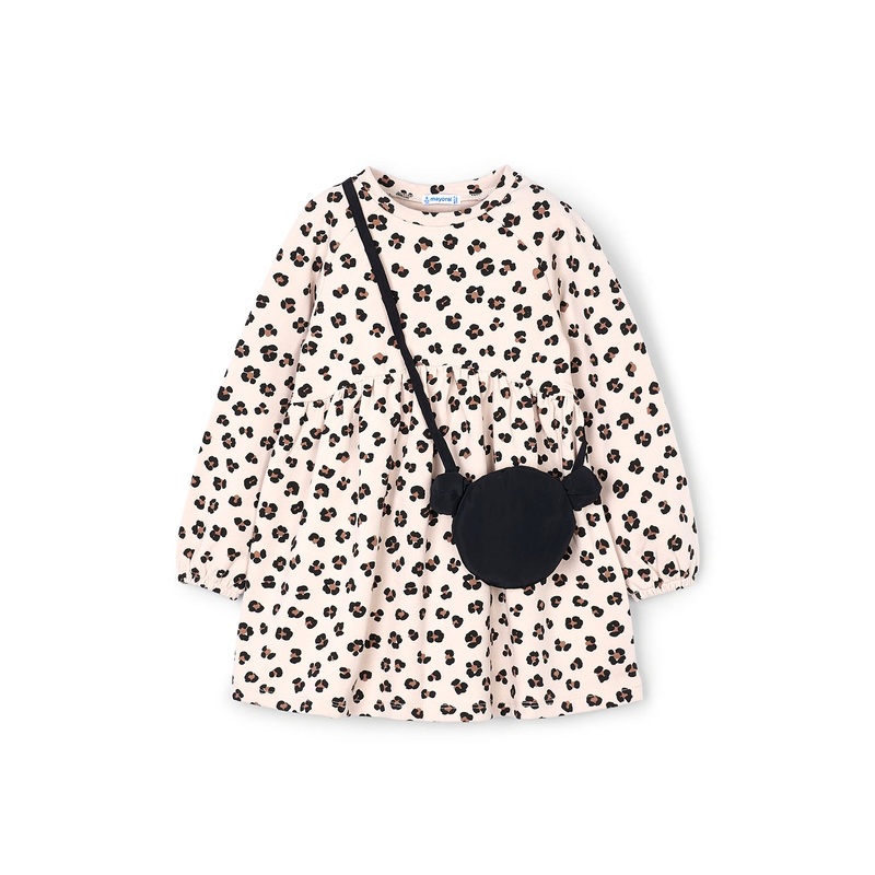 Leopard Fleece Dress