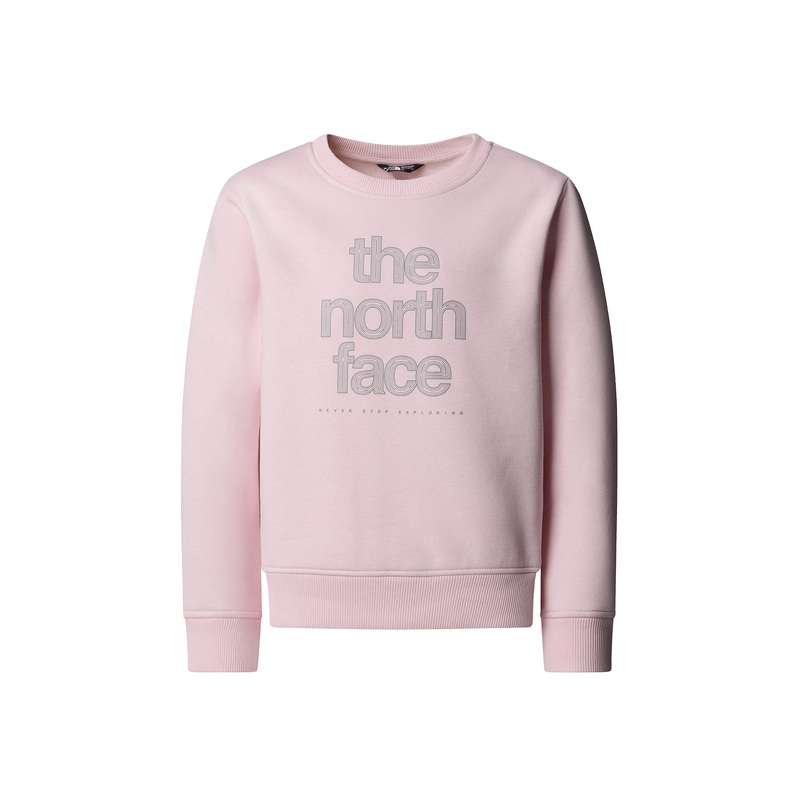 Reflective Logo Crew Sweatshirt Black