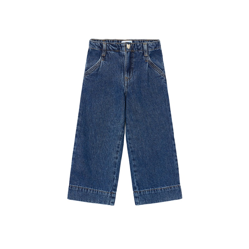 Wide Leg Denim Pants