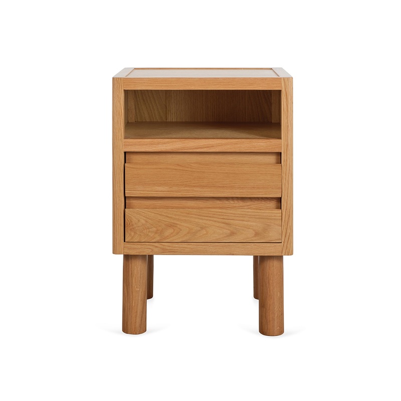 Brunel Bedside Table Oak