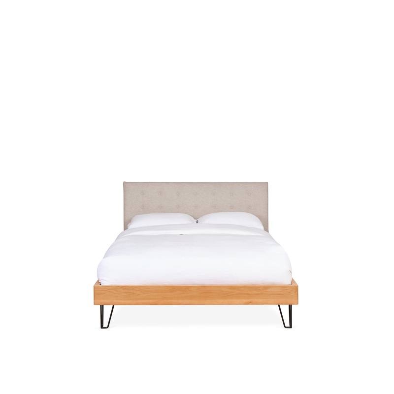 Brunel King Bed Oatmeal