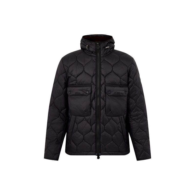 Mens Re-Engineered Hooded Spey Quilted Jacket