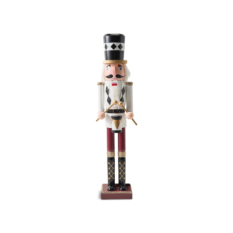 Nutcracker Pinewood Black & White
