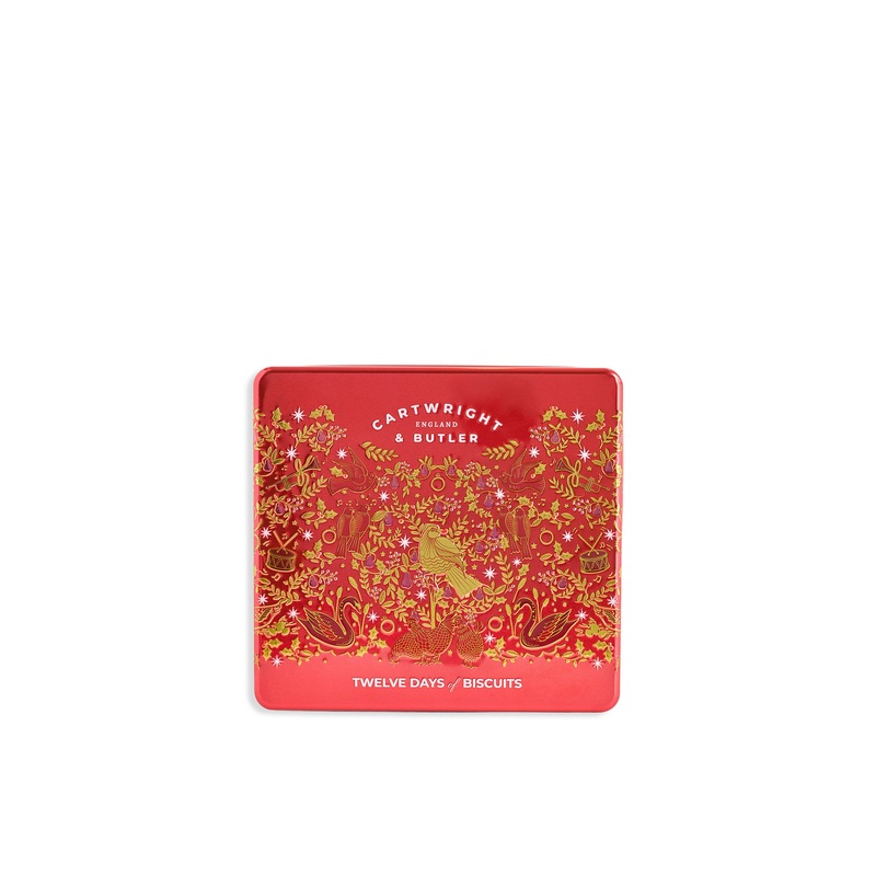 12 Days of Christmas  Chocolate Biscuits Assortment Tin