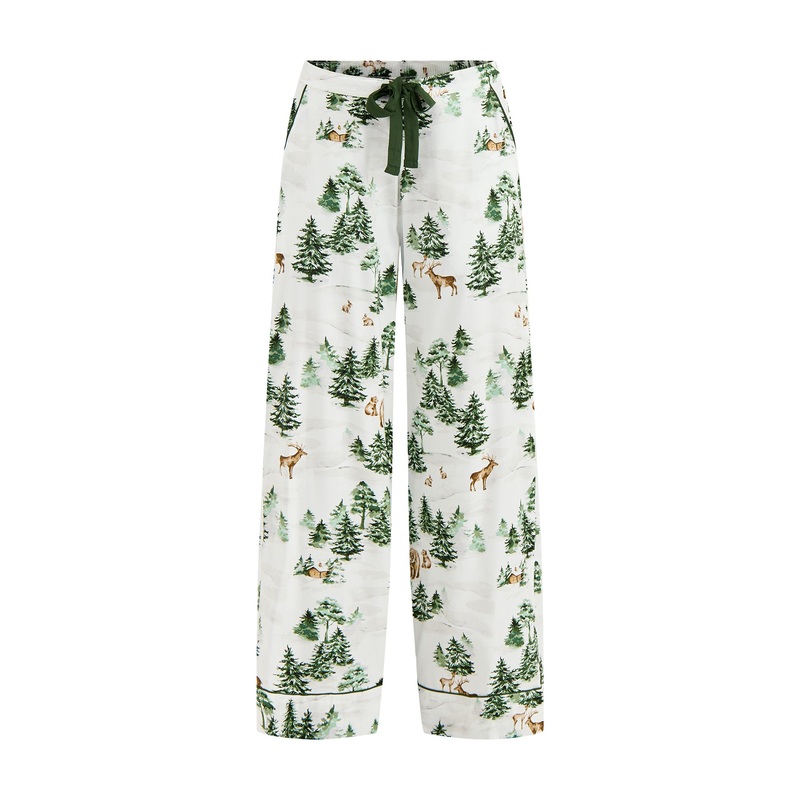 Alpine Pyjama Bottoms Green