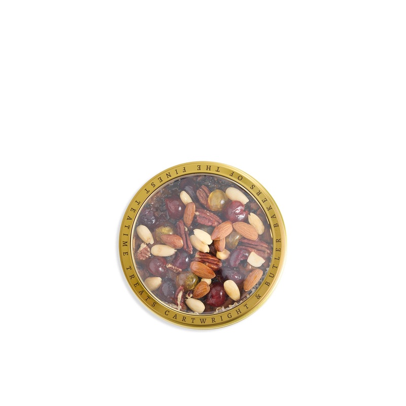 Cartwright & Butler Decorated Jewel Fruit Cake in Round Tin 700g