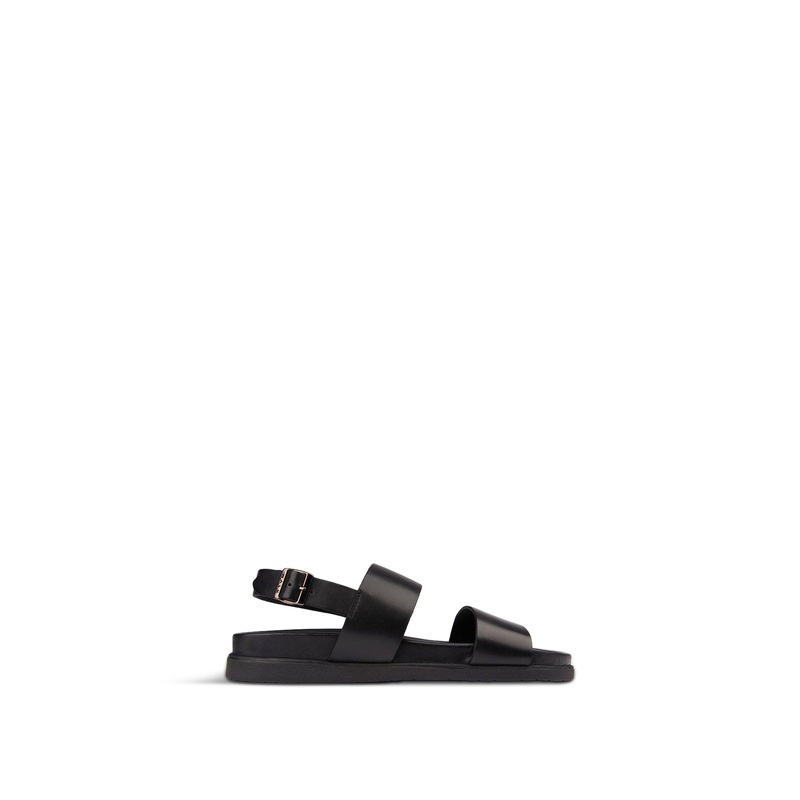 Jackson Leather Sandals Black
