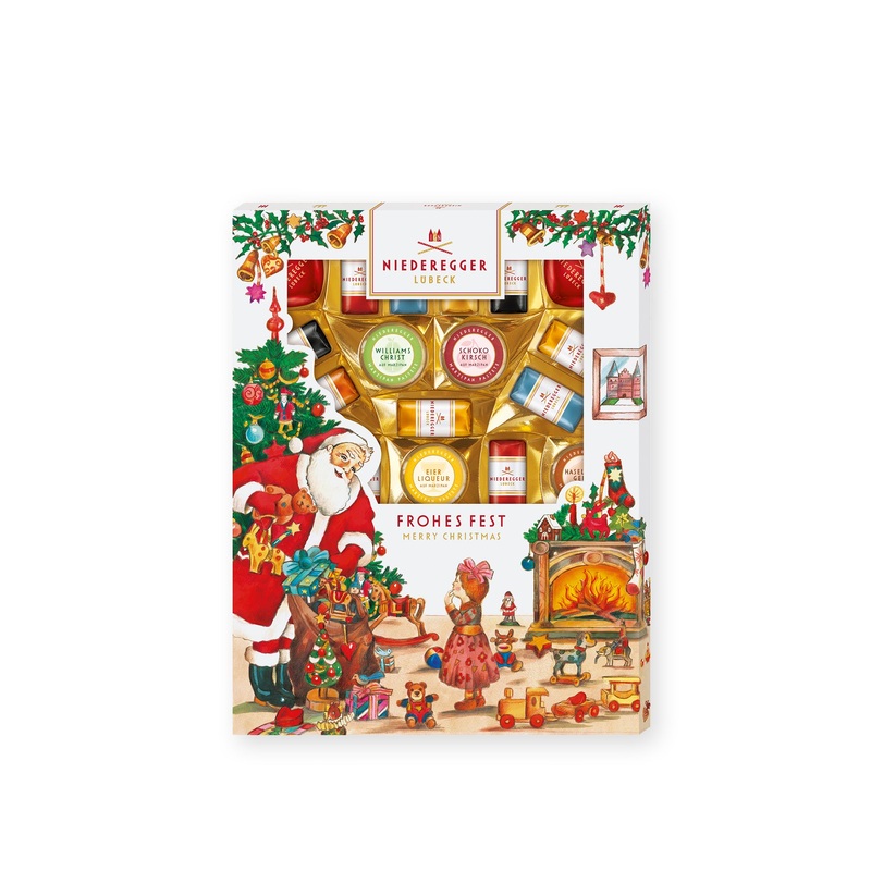 Niederegger Lubeck Marzipanerie Specialities in Christmas Sleeve 206g