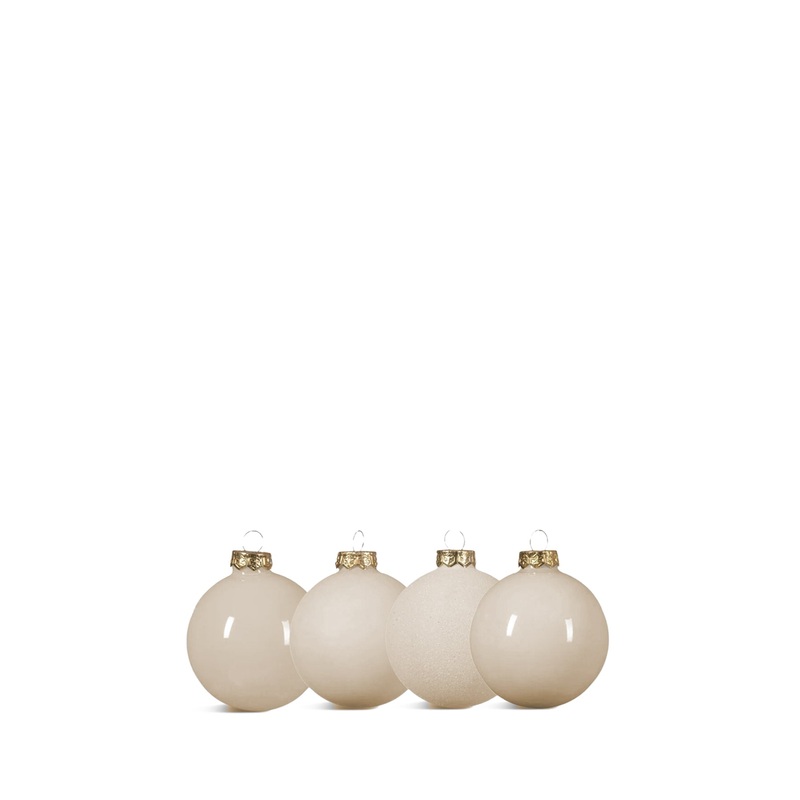 Pearl Durable Mixed Finish Baubles Pack of 42