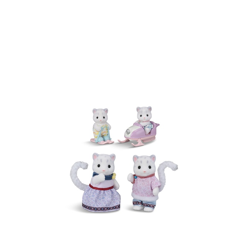 Snow Leopard Family Set