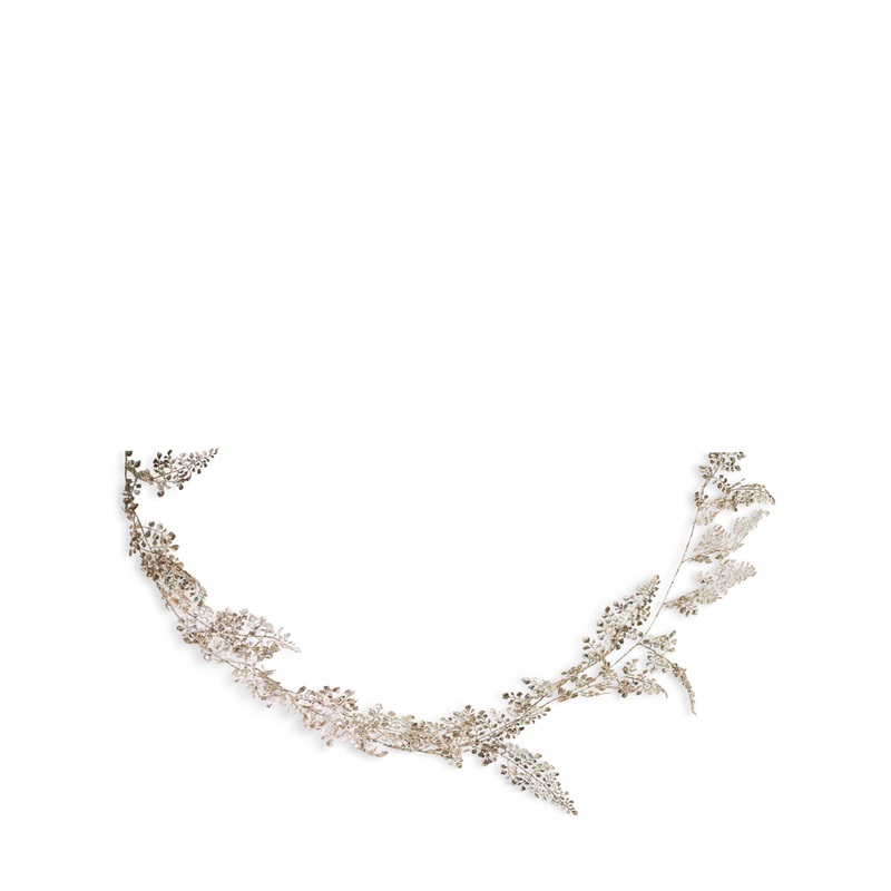 Sparkle Maidenhair Garland Christmas Decoration 180cm