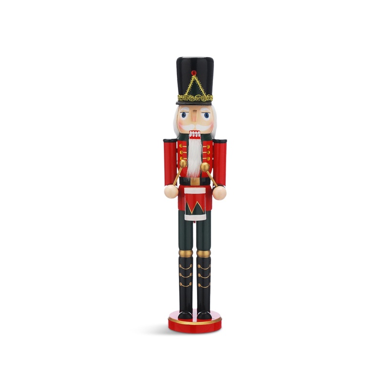 Traditional Wooden Drummer Nutcracker 50cm