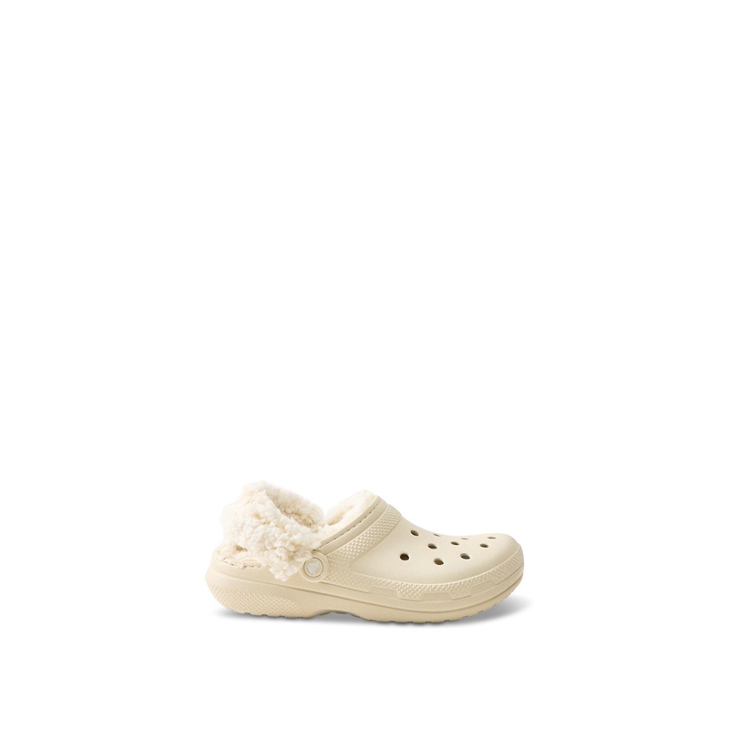 Fleece Lined Clogs White