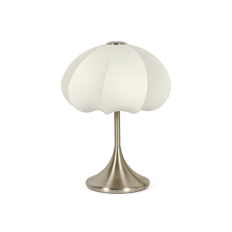 Malmo Touch Table Lamp White Steel