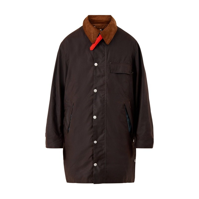 Mens Paul Smith Loves Barbour Beeston Wax Jacket Rustic