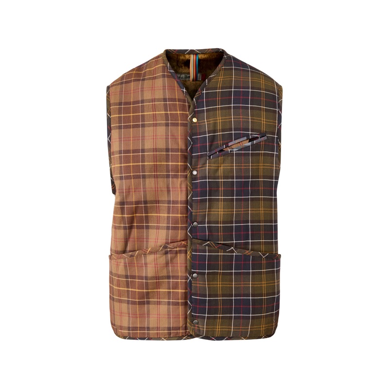 Mens Paul Smith Loves Barbour Mixed Tartan Liner