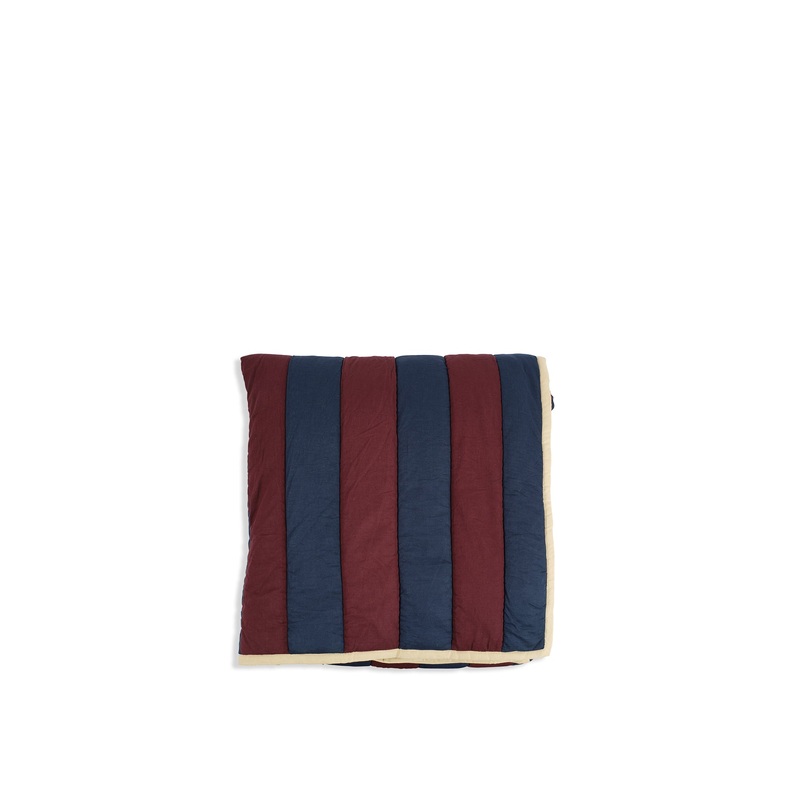 Stripe Quilt Aubergine Navy Medium