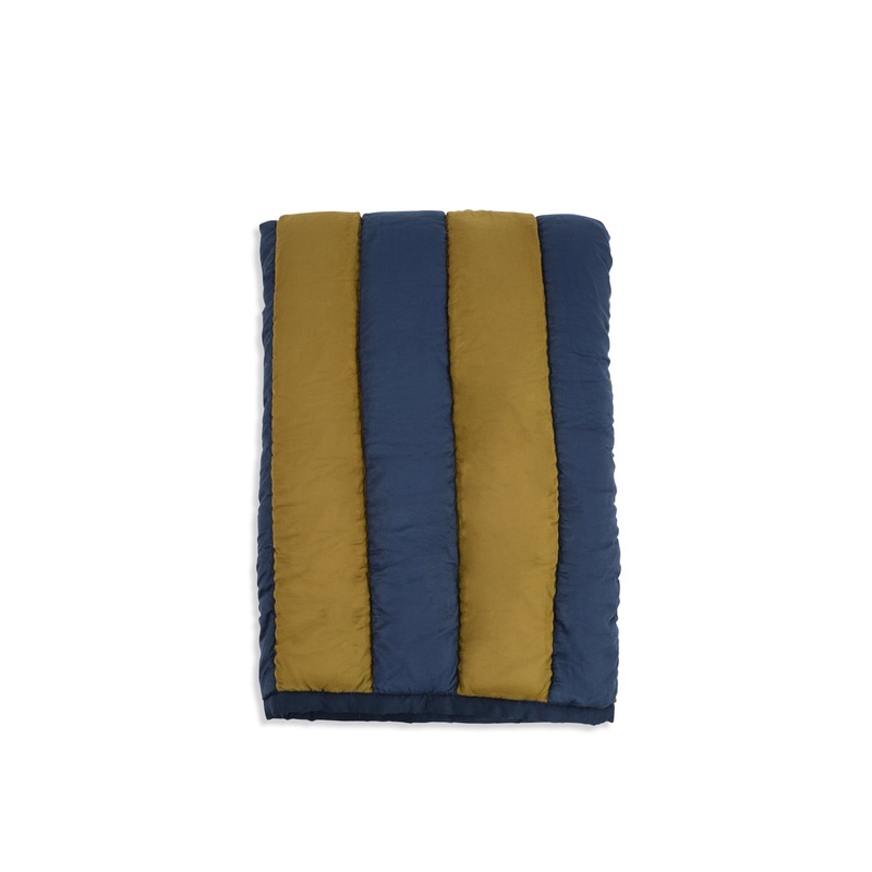Stripe Quilt Navy Olive
