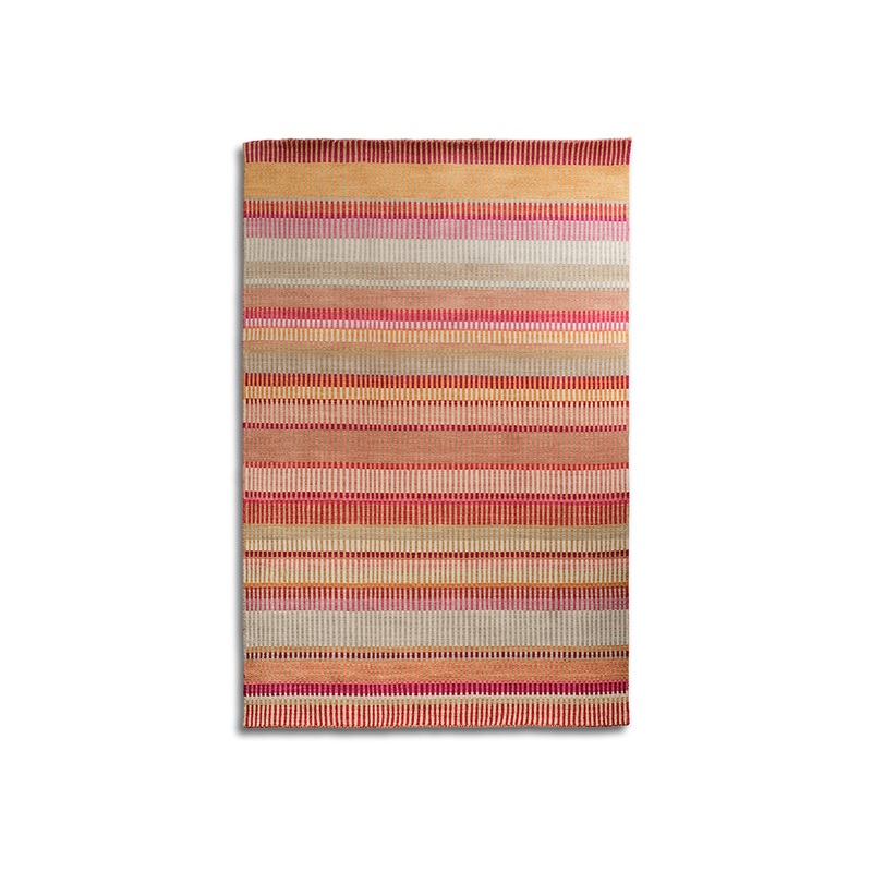 Stripes Wool Rug Natural Medium