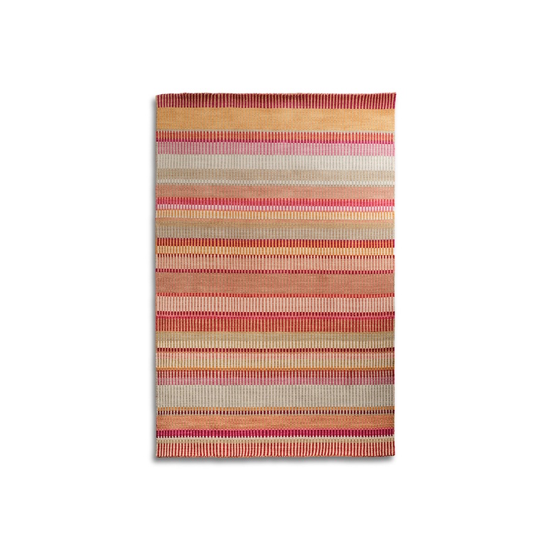 Stripes Wool Rug Natural Small