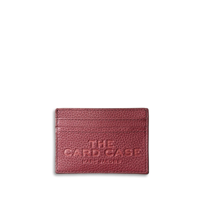 Card Case Leather Cherry