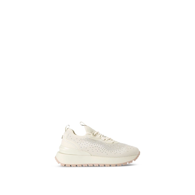 Louisa Knit Gem Bone Trainers