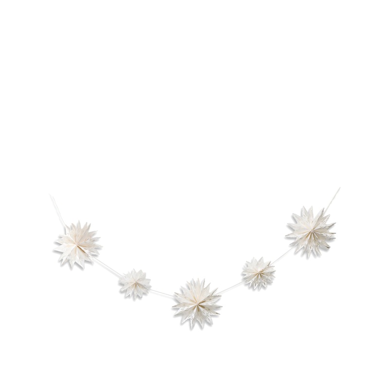 Maddox Cutout Star Garland Warm White