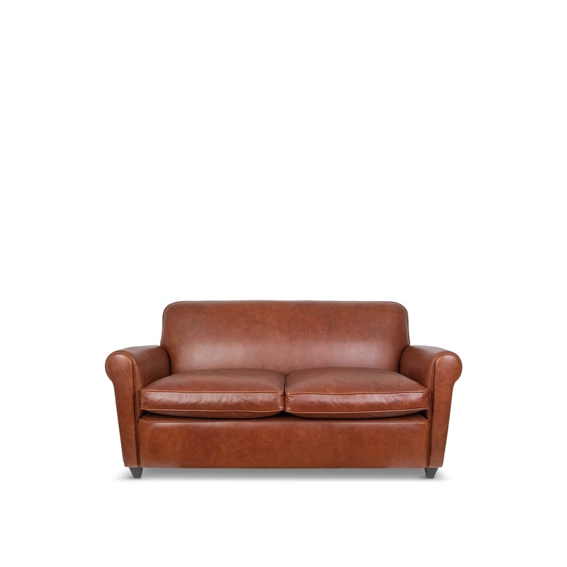 Heals Barrington II 2-Seater Sofa Tan Leather