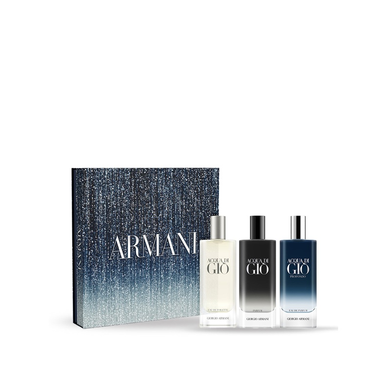 The Acqua Di Gio Trio Set 3 x 15ml