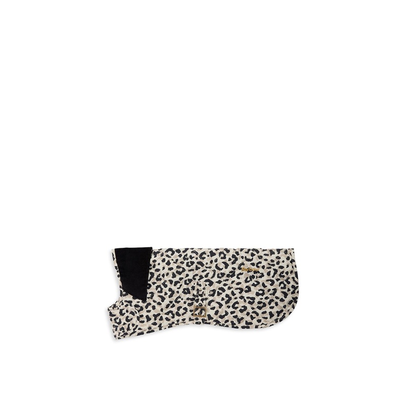 Barbour Harley Quilted Dog Coat Jasmine Leopard Medium
