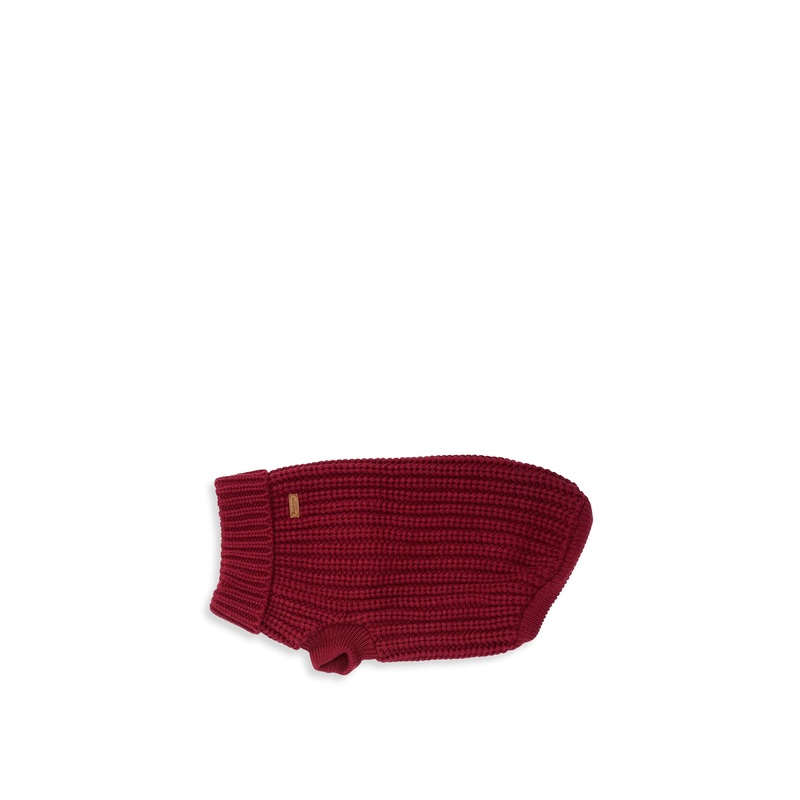 Barbour Saltburn Dog Jumper Biking Red Small