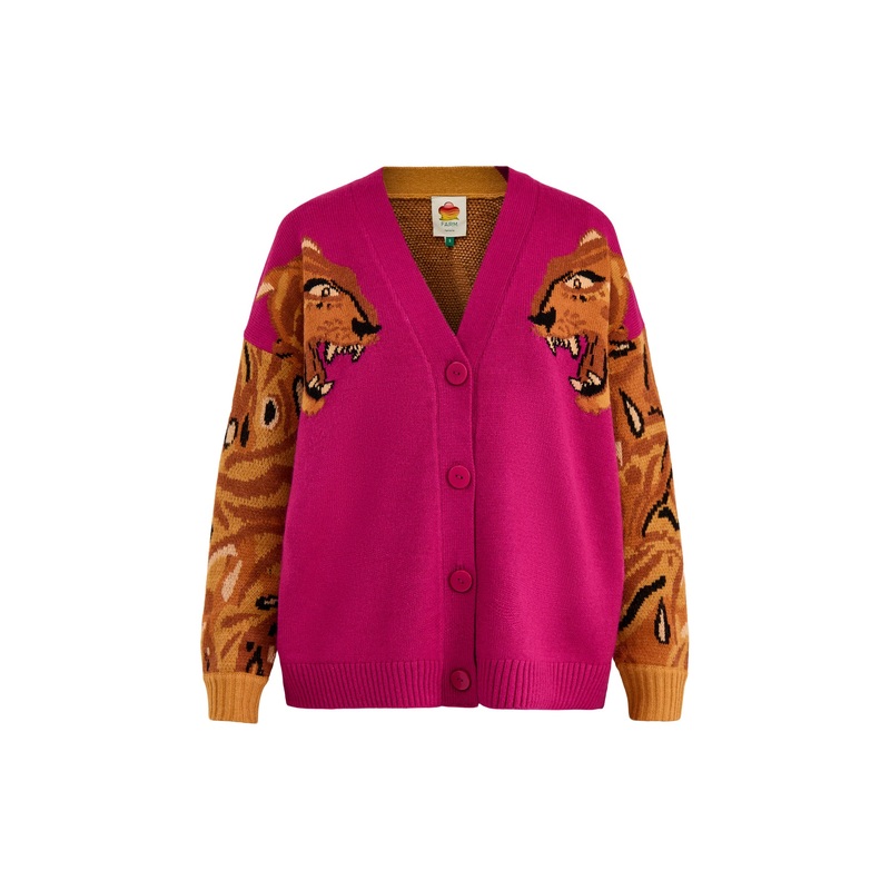 Bold Tiger Cardigan Multi