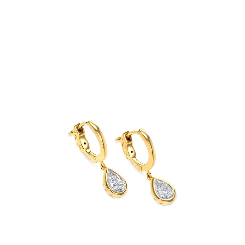 Danu Hoop Earrings Gold Vermeil