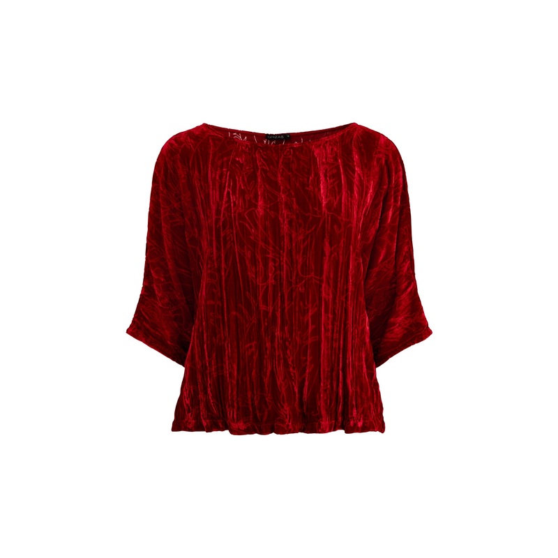 Devore Top Cherry Red