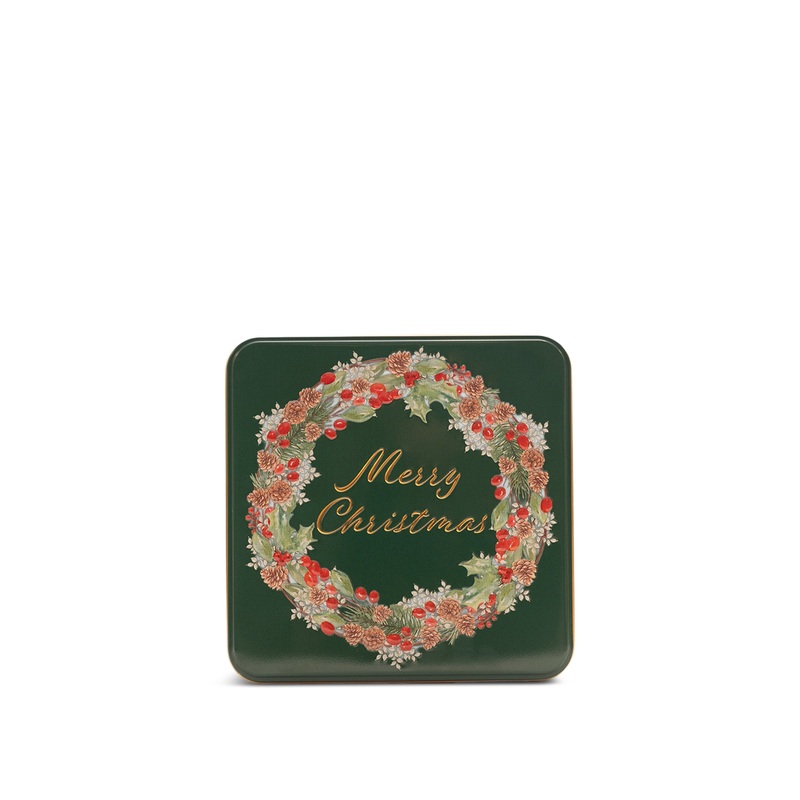 Farmhouse Biscuits Christmas Wreath Tin 400g