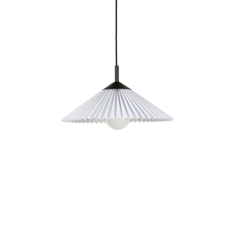 Heals Pleated Pendant Black/White