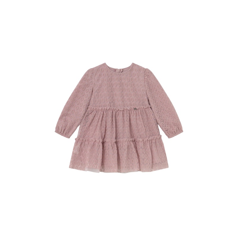 Mayoral Long Sleeve Dress Crystal