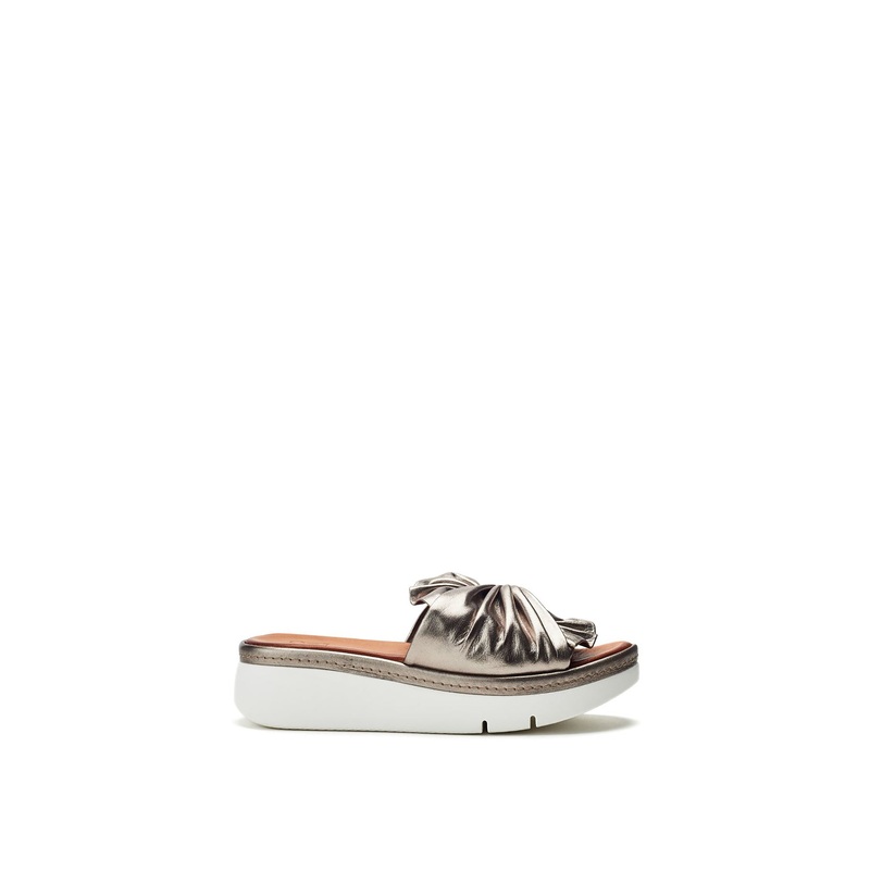 Ollin Leather Sliders Multi