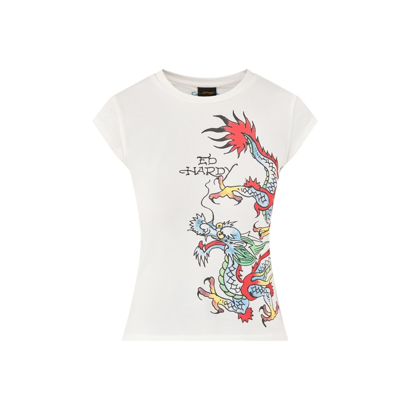 Rawling Dragon T Shirt White
