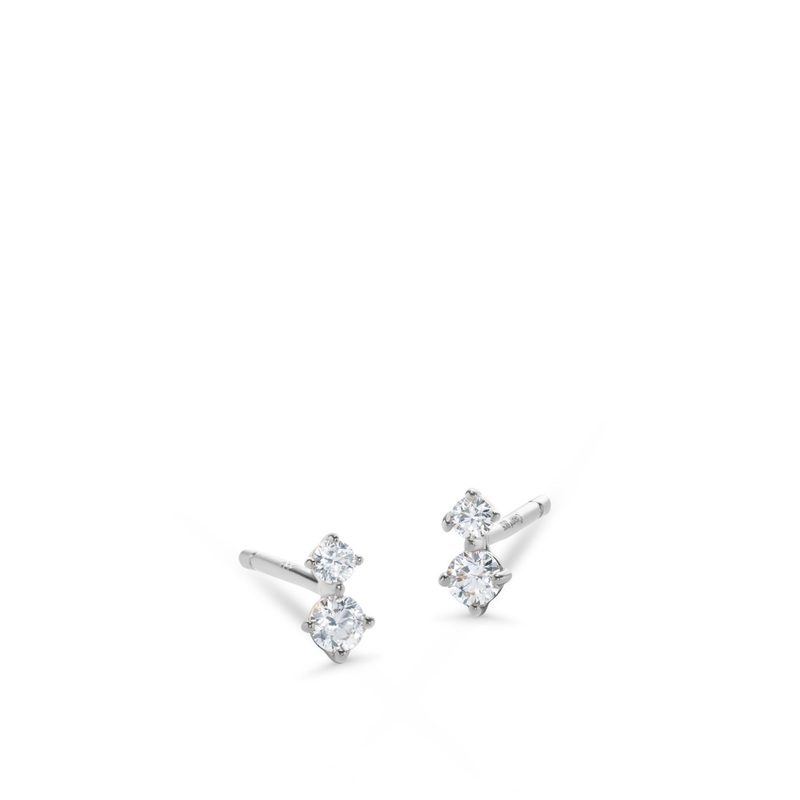 Steff Stud Earrings Silver